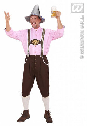 Bierfest: Beierse lederhose met blouse