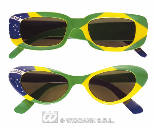 Braziliaanse vlag brillen