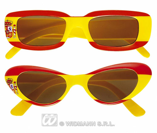 Bril met Spaanse vlag