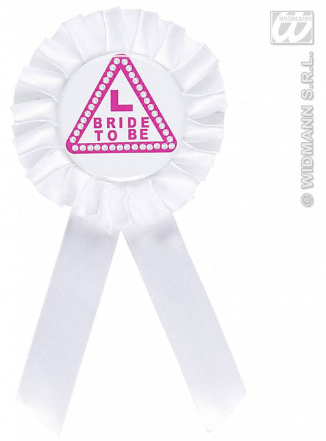 Broche met lint Bride to be