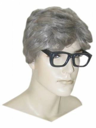 Carnaval- & feest accessoires: Herenpruik met bril