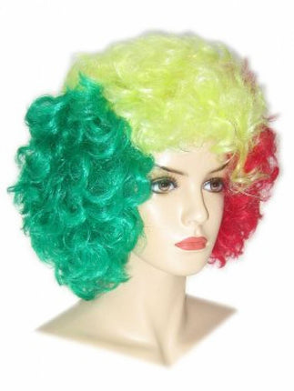 Carnaval- & feest accessoires: Hippy pruiken in vele kleuren