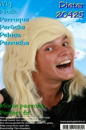 Carnaval- & feest accessoires: Pruik Dieter