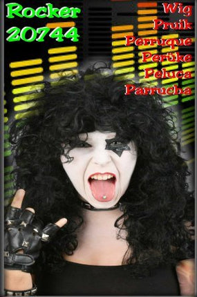 Carnaval- & feest accessoires: Pruik Rocker Girl