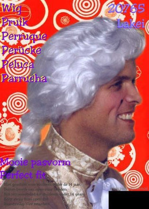 Carnaval- & feest accessoires: Pruik Rococo man