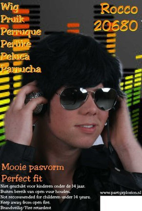 Carnaval- & feest accessoires: Pruik Rococo