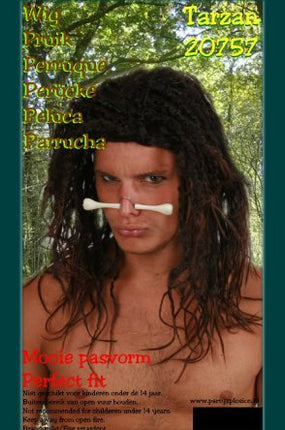 Carnaval- & feest accessoires: Pruik Tarzan