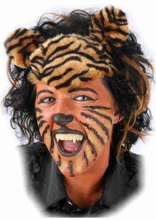 Carnaval- & feest accessoires: Pruik Tijger of Panter