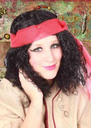 Carnaval- & feest accessoires: Pruik Zigeunerin Xandra