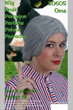Carnaval- & feest accessoires: Sarah / Oma-pruik