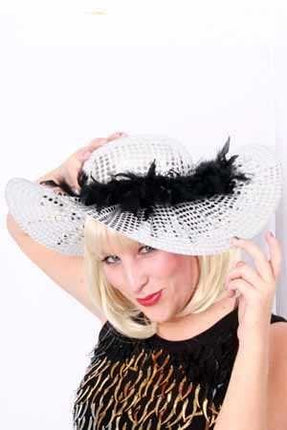 Dameshoeden goud of zilver lurex