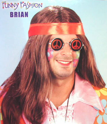 Feest-accessoires: Pruik Brian