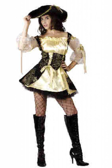 Feest-outfit: Classic piraten jurkje