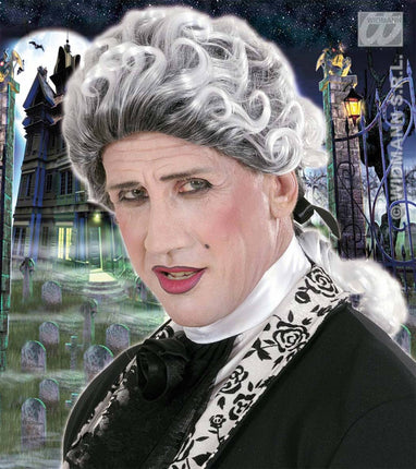 feestaccessoires: Barokpruik met krullen