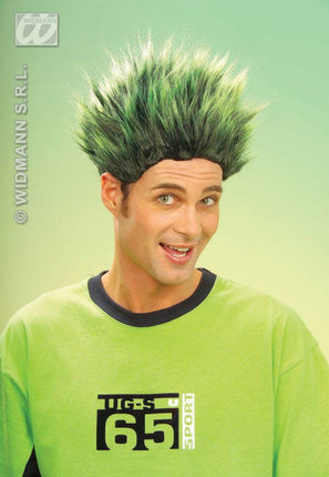 feestaccessoires: Kleurenpruik Max