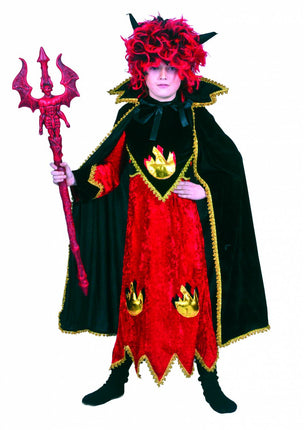 Feestaccessoires: Pruik Devils flame