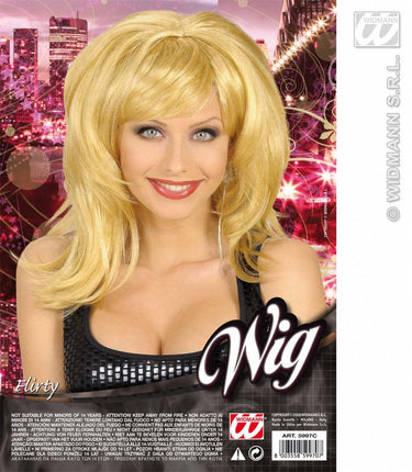 Feestaccessoires: Pruik Flirty