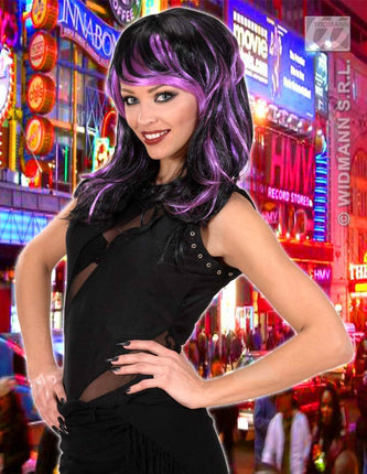 feestaccessoires: Pruik lang golvend haar