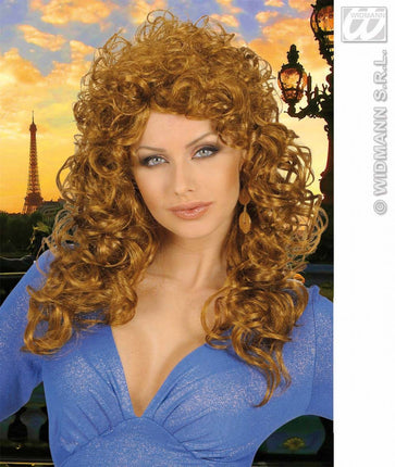 Feestaccessoires: Pruik Mondain