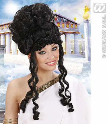 Feestaccessoires: Pruik Olympische Godin