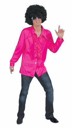 Feestaccessoires: Pruik zwarte kroes Ricky