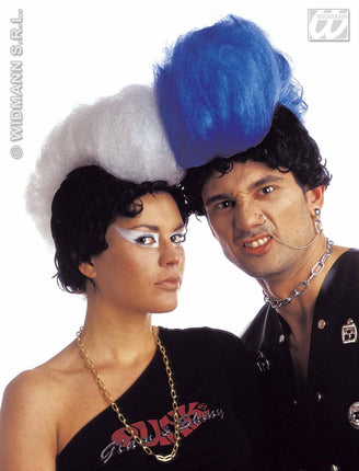 feestaccessoires: Punk-pruik