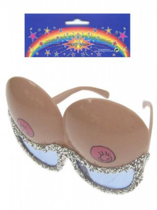 Feestaccessoires: Tieten bril