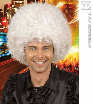 Feestaccessoires: Volle neon kleurpruik Jimmy