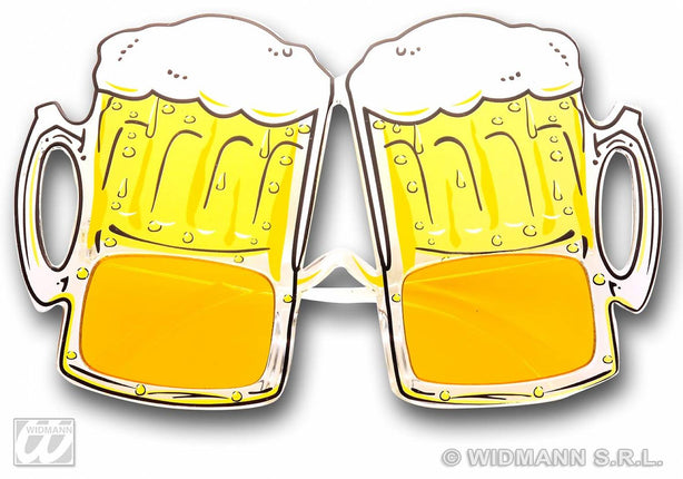 Feestkleding accessoires: grappige bierbrillen