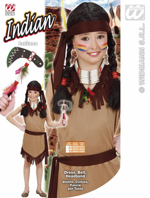 Feestkleding: Indiaantje met moeder