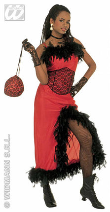 Feestkleding Saloon madame