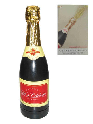 Feestwinkel: Confetti champagnefles