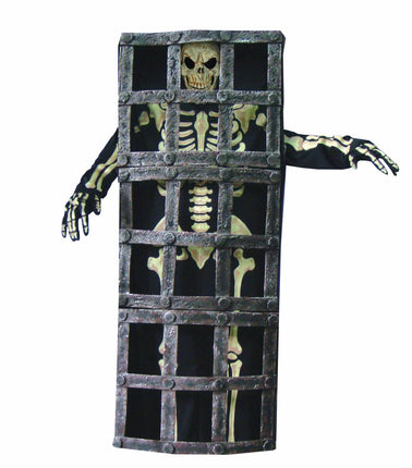 Halloweenkostuum Skeleton in Cage