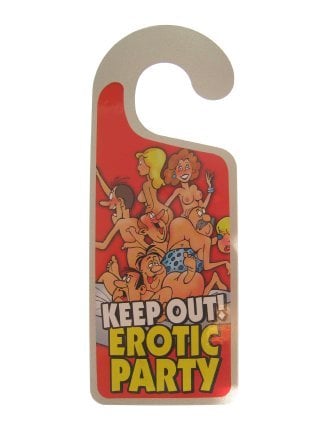 Hanger keep out erotic party