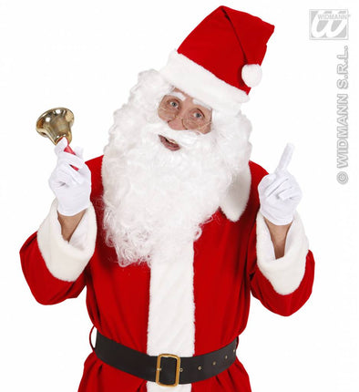 Kerstman pruik met baard