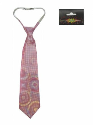 Kleding-accessoires: Stropdas Roze hologram
