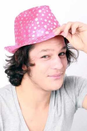 Metallic hoedje paars