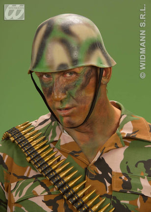 Party-accessoires: Camouflage soldaten helm