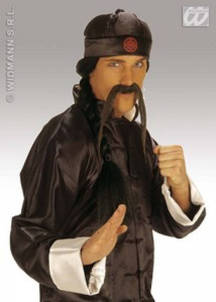 Party-accessoires: Chinese hoed met haar