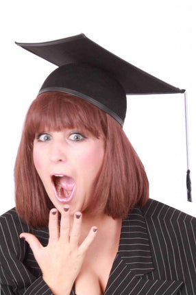 Party-accessoires: Hoedje professor/rechter