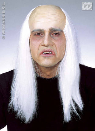 Party-accessoires: Kale kop zombie met haar aan zijkant