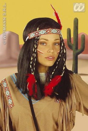 Party-accessoires: Pruik, Indiaanse Cheyenne