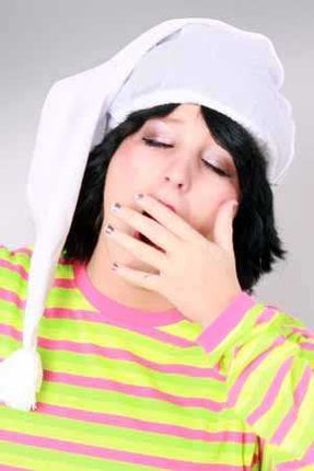 Party-accessoires: Slaapmuts wit