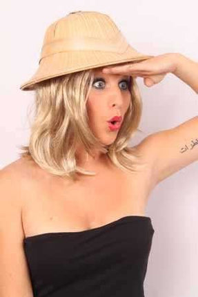 Party- & feest accessoires: Tropenhelm hard stro