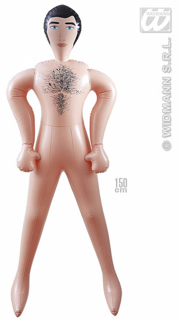 Party-gadget: Opblaaspop man 150cm