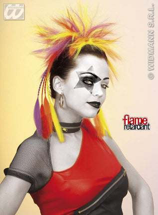 Party-kleding; Haar extentie neon meerkleurig