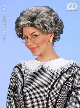 Party-kleding: Pruik, Agatha