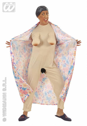 Party-kostuum Exhibitionist, satijn