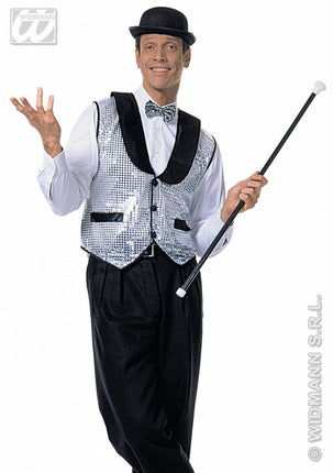 Party-kostuum: Glittervest