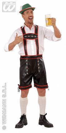 Party-outfit Lederhose lederlook